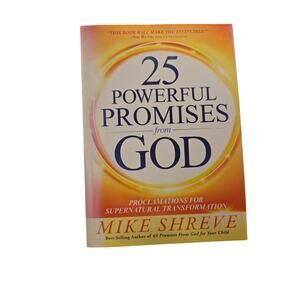 25 Powerful Promises From GOD by Mike Shreve | Charisma House Softcover Religion